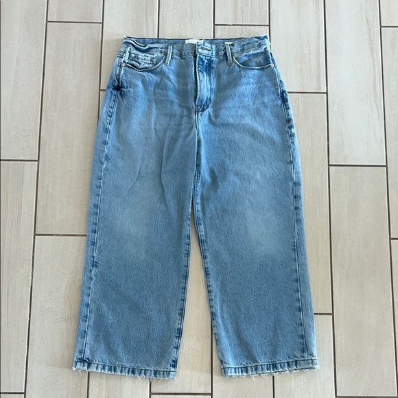 Frame Denim Ali Wide Leg Crop Jeans - Picture 5 of 10